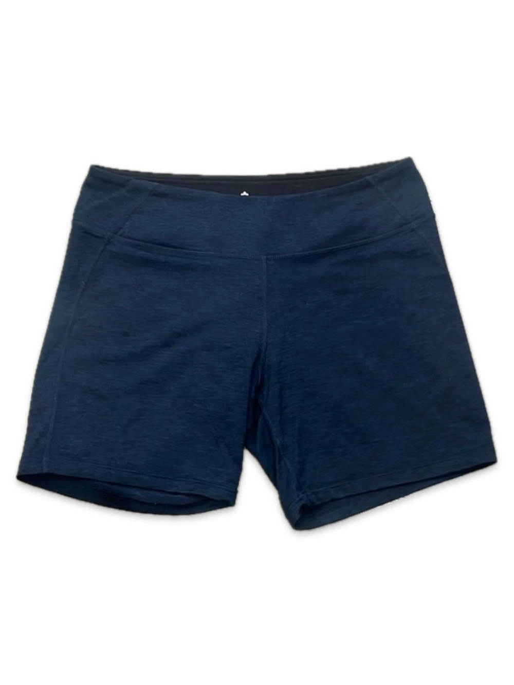Tuff Athletics Navy Blue Shorts Elastic Wide Waistband Medium Waist 14.5